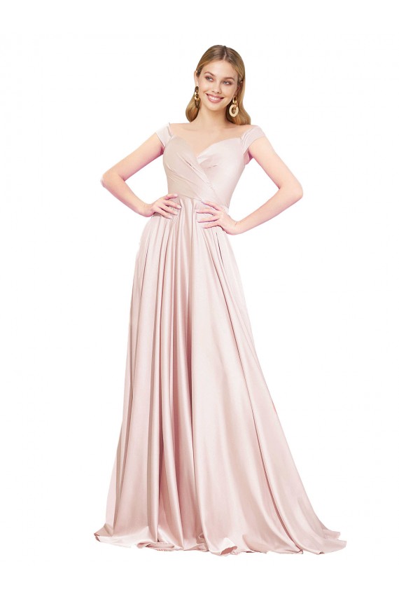 Purcahse  Pink High Neck Sleeveless Long Evening Dresses UK