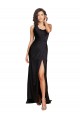 Purcahse  Black One Shoulder Sleeveless A-Line Long Sexy Evening Dress UK