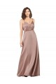 Purcahse  Dusty Pink Sweetheart Sleeveless Long Wedding Party Dress UK