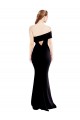 Purcahse  Black One Shoulder Sleeveless Keyhole Back Long Evening Dress UK