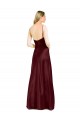 Purcahse  Burgundy Gold V-Neck Sleeveless Long Evening Dresses UK