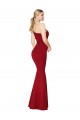 Purcahse  Burgundy High Neck Sleeveless Long Evening Dresses UK