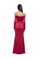 Purcahse  Dark Red Sweetheart Long Sleeves Long Evening Dress UK