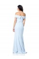 Purcahse  Light Sky Blue High Neck Sleeveless Long Evening Dresses UK