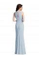 Purcahse  Light Sky Blue Halter Neck Sleeveless Long Maxi Wedding Party Dress UK