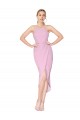 Purcahse  Orchid High Neck Sleeveless Knee Length Evening Dress UK