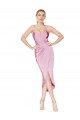 Purcahse  Orchid High Neck Sleeveless Knee Length Wedding Party Dress UK