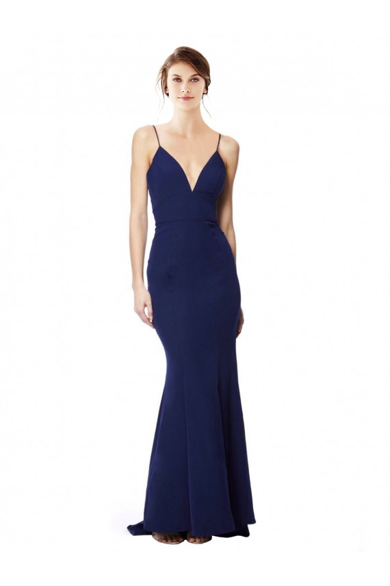 Purcahse  Navy Blue High Neck Sleeveless Open Back Long Maxi Evening Dress UK