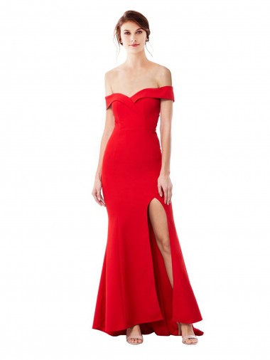 Cheap Red High Neck Sleeveless Long Maxi Wedding Party Dress UK