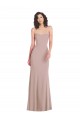 Purcahse  Dusty Pink Strapless Sleeveless Long Evening Dresses UK