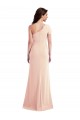 Purcahse  Nude One Shoulder Cap Sleeves Long Evening Dress UK