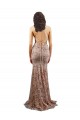 Purcahse  Rose Gold High Neck Sleeveless Backless Long Evening Dress UK