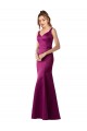 Purcahse  Merlot Bateau Neck Sleeveless Open Back Long Sexy Evening Dress UK