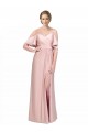 Purcahse  Off the Shoulder Cold Shoulder Low Back Long Evening Dress UK