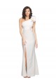 Purcahse  Ivory One Shoulder Sleeveless Long Wedding Party Dress UK