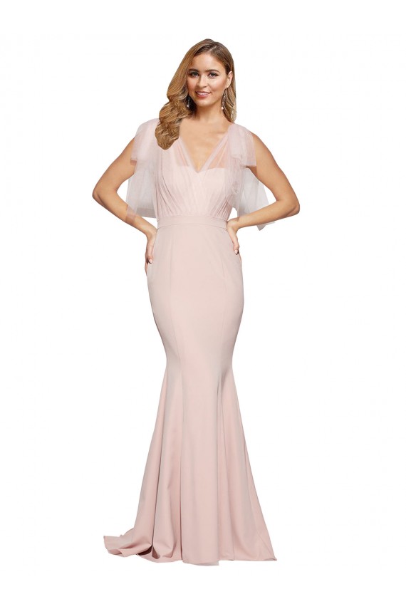 Purcahse  Mauve Sweetheart Sleeveless Low Back Long Evening Dress UK