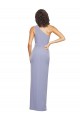 Purcahse  Smoke Blue One Shoulder Sleeveless Long Evening Dress UK