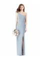 Purcahse  Light Sky Blue One Shoulder Sleeveless Long Semi Formal Evening Dresses UK